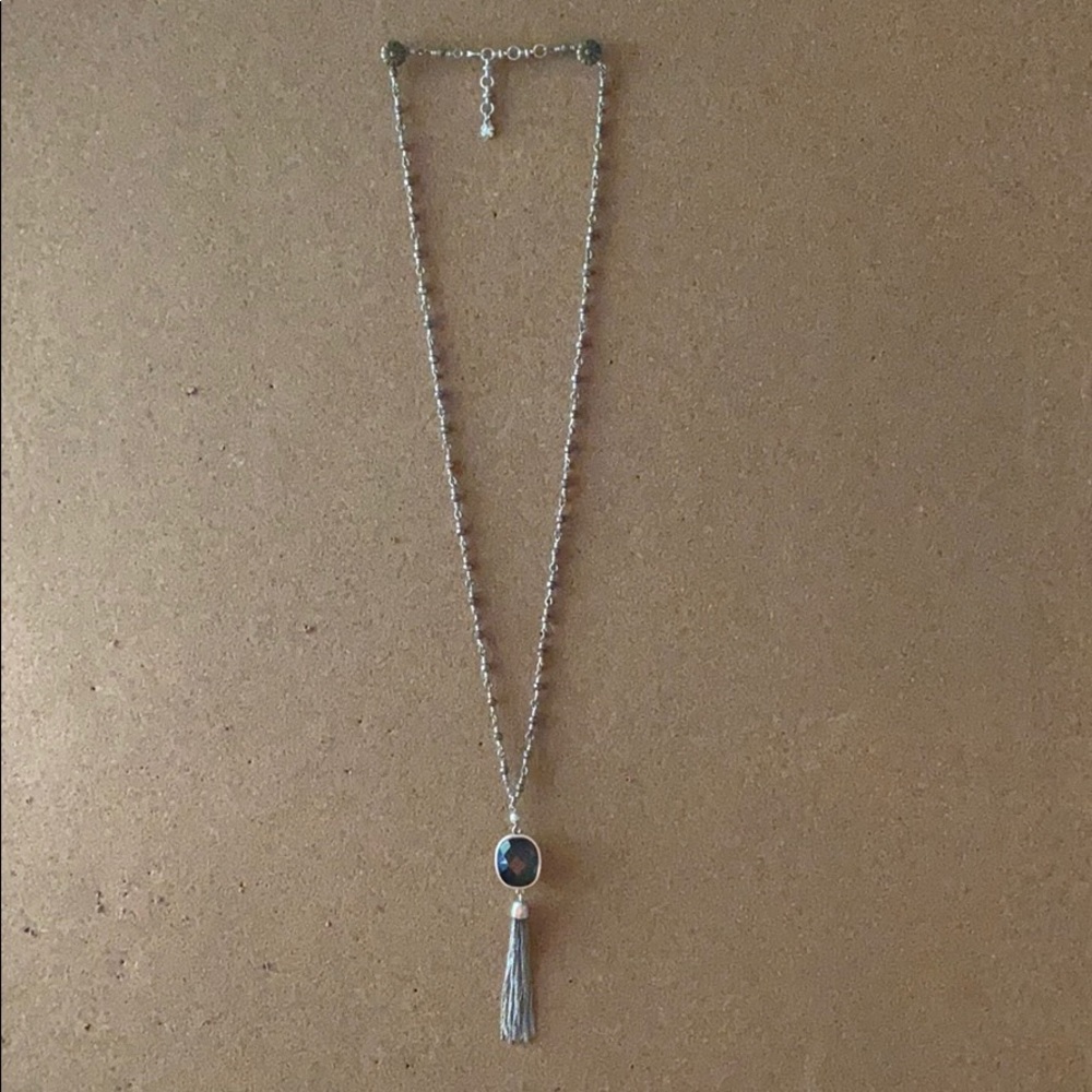 Lucky Brand tassel necklace